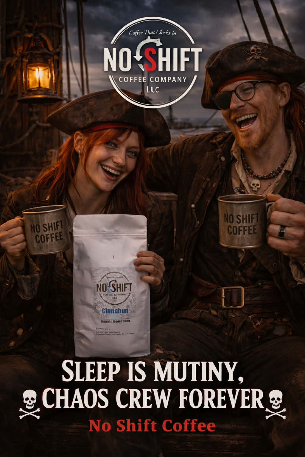 Cinnabun Cinnamon Roll Flavored Coffee 12oz – No Shift Coffee