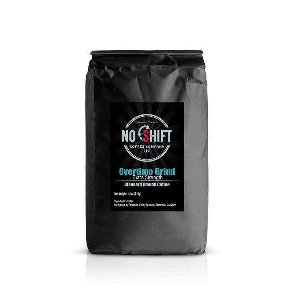 Overtime Grind — Max Caf High Caffeine Blend | Ground | 12oz